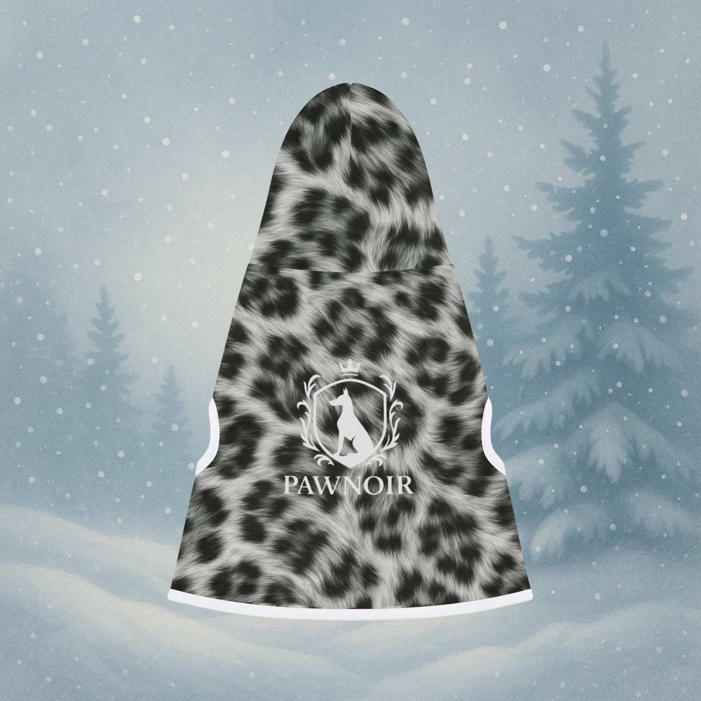 The Snow Leopard Print Hoodie